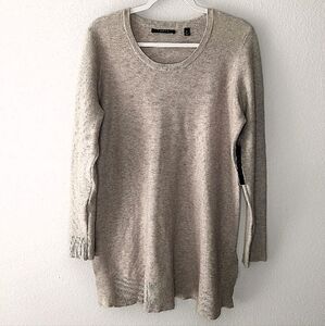 CYRUS | Ribbed Pullover Tunic Sweater